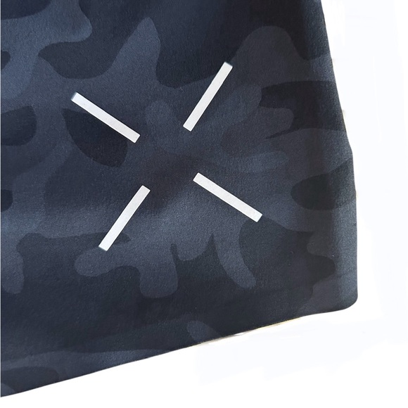 Ten Thousand Interval Shorts Mens Black Camo Unlined Drawstring 7" size S - Picture 7 of 10